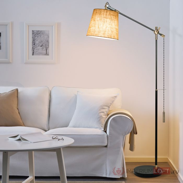 Напольный торшер PIPE white ImperiumLoft