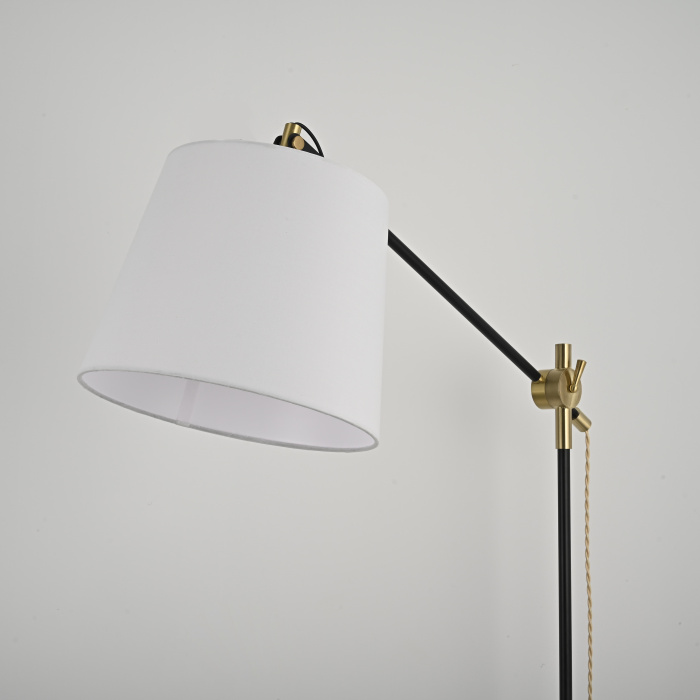 Напольный торшер PIPE white ImperiumLoft