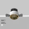 Встраиваемый светильник Maytoni Round DL058-7W3K-TRS-BS