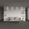 Встраиваемый светильник Maytoni Round DL058-7W3K-TRS-BS
