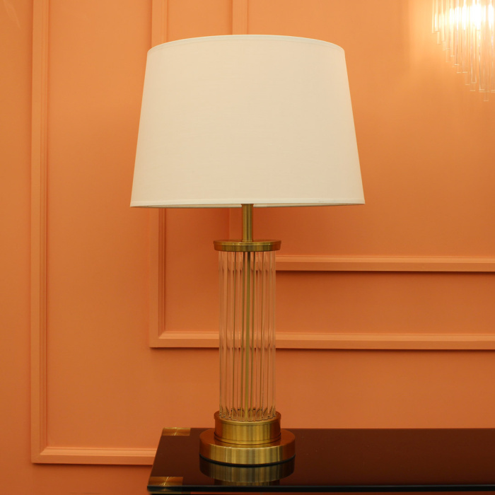 Настольная лампа Cloyd MARCELL T1 / выс. 66 см - латунь (арт.30076)