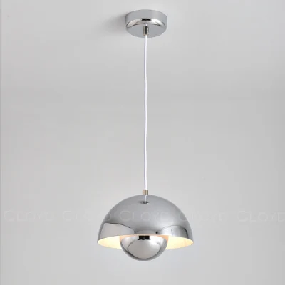 Подвесной светильник Cloyd ERMA-B P1 / Ø23 см - хром (арт.11397)