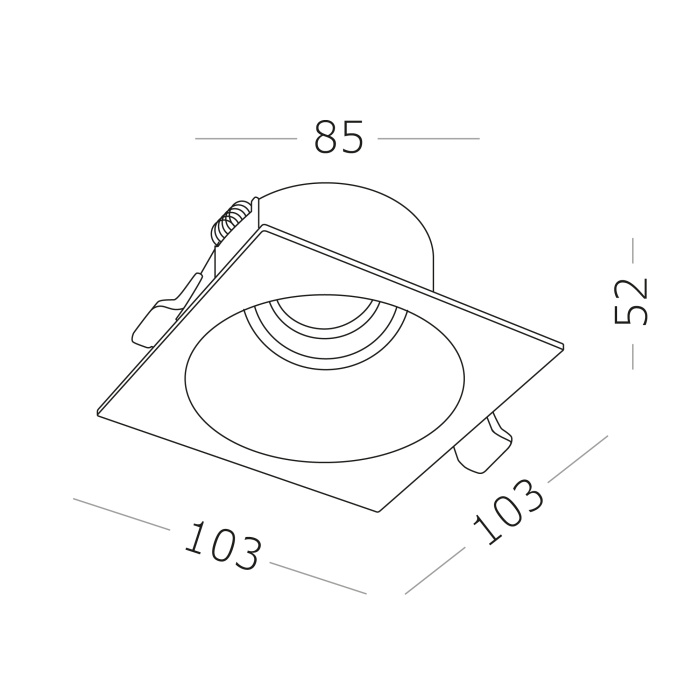 Встраиваемый светильник ST LUCE ST207.418.01