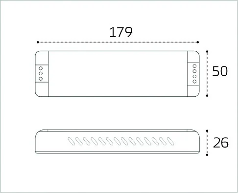 Блок питания для светодиодной ленты ITALLINE M04-514 ITA-24V-200W