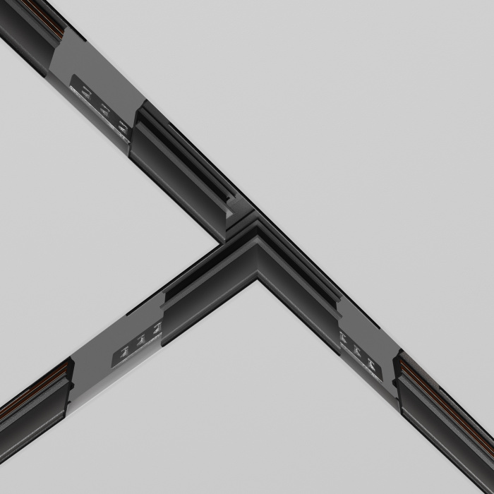 Коннектор Т-образный Exility встраиваемый под ГКЛ 9,5мм, черный Maytoni TRA034CT-42B