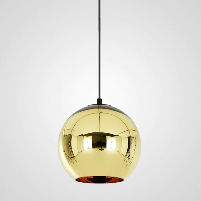 Подвесной светильник Copper Shade Gold D20 ImperiumLoft