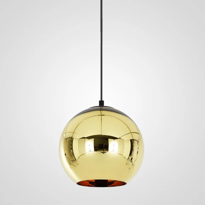 Подвесной светильник Copper Shade Gold D20 ImperiumLoft