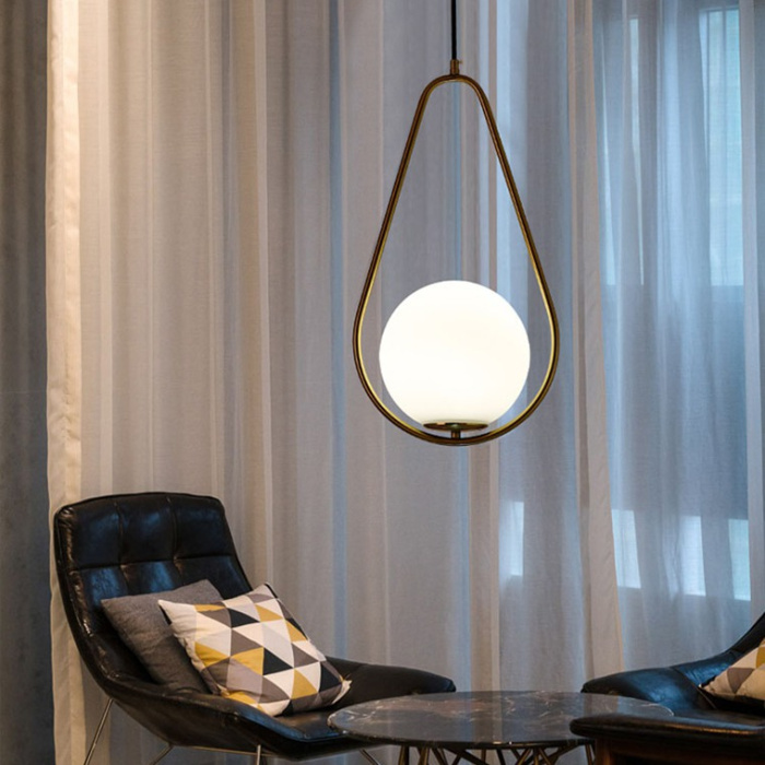 Подвесной светильник HOOP DROP Black ImperiumLoft