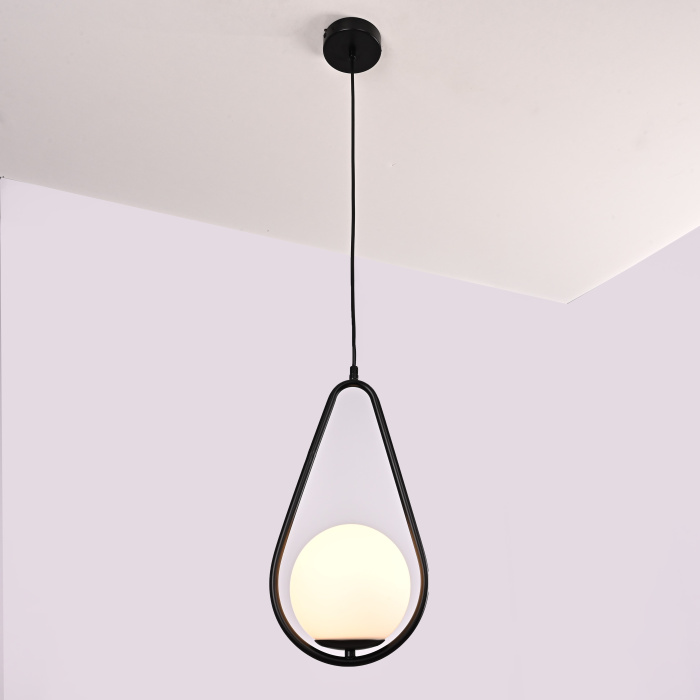 Подвесной светильник HOOP DROP Black ImperiumLoft