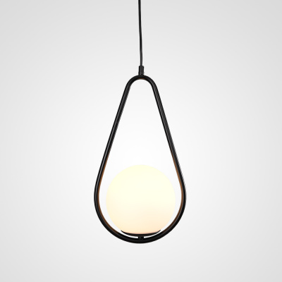 Подвесной светильник HOOP DROP Black ImperiumLoft