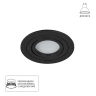 Точечный встраиваемый светильник Arte Lamp TARF A2167PL-1BK