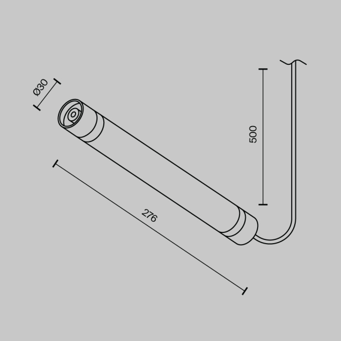 Соединитель для модульной системы Maytoni CA011-L300-100W-B