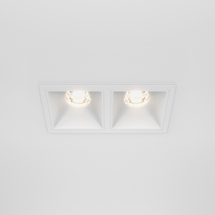 Встраиваемый светильник Maytoni Alfa LED DL043-02-10W3K-D-SQ-W