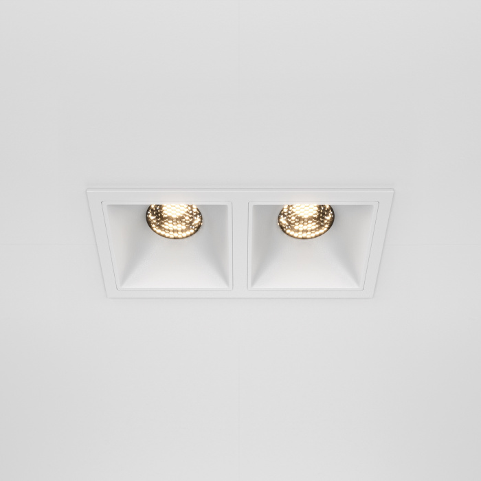 Встраиваемый светильник Maytoni Alfa LED DL043-02-10W3K-D-SQ-W