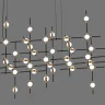 Подвесная люстра Delight Collection Molecular MD18001067-55A black/gold