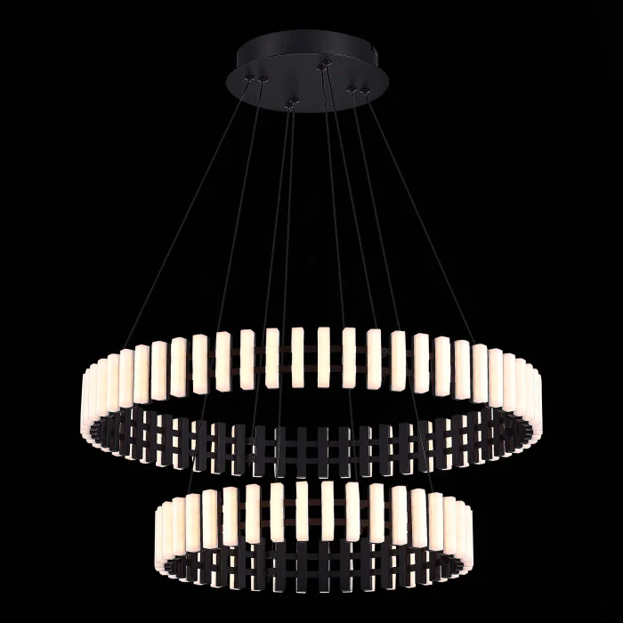 Люстра подвесная ST-Luce Черный/Белый LED 1*65W 3000K SL6203.403.65