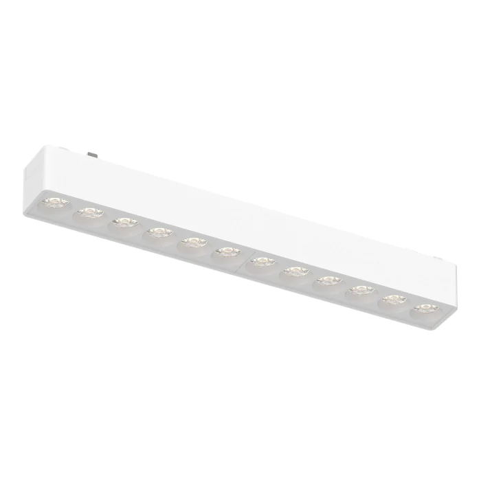 Магнитный трековый светильник Белый LED 1*12W 4000K 710Lm Ra>90 36° IP20 L230xW26xH24 4 ST673.546.12