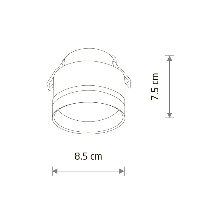 Встраиваемый светильник Nowodvorski Murter White 10490
