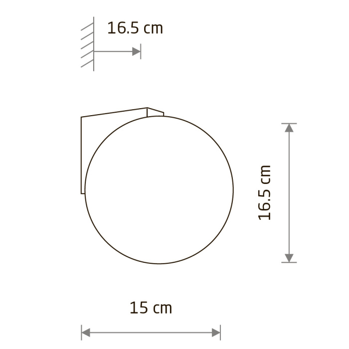 Настенный светильник Nowodvorski Aloe Brass 10525