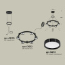 Комплект подвесного светильника Techno Ring Ambrella light XR92051100