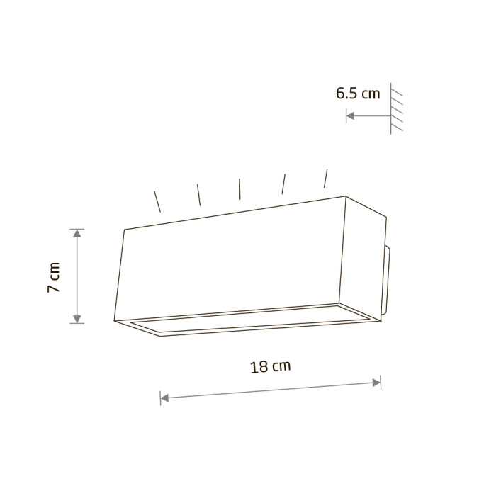 Уличный настенный светодиодный светильник Nowodvorski Unit Led 9122