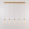 Подвесной светильник Delight Collection MD24030028 MD24030028-5B brass/clear