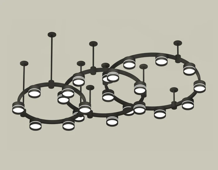 Комплект подвесного светильника Techno Ring с акрилом Ambrella light XR92222200