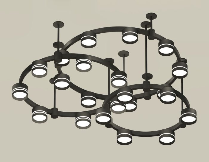 Комплект подвесного светильника Techno Ring с акрилом Ambrella light XR92222200