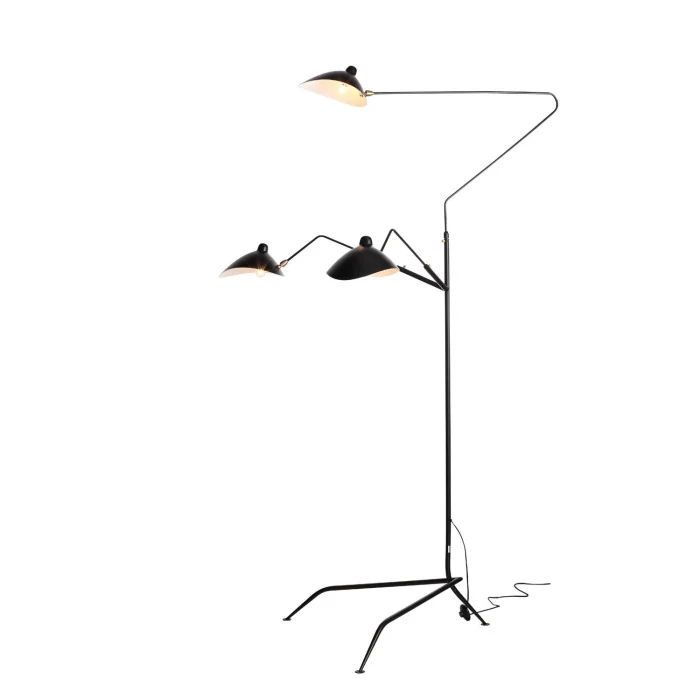 Торшер ST-Luce Черный/Черный, Белый E27 3*60W SL305.405.03