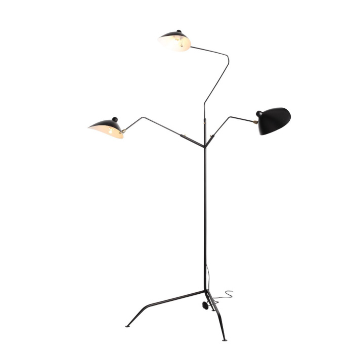 Торшер ST-Luce Черный/Черный, Белый E27 3*60W SL305.405.03