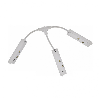 Коннектор питания Т-образный для магнитного шинопровода iLedex VISION T-TYPE POWER CONNECT 4822-WH
