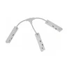 Коннектор питания Т-образный для магнитного шинопровода iLedex VISION T-TYPE POWER CONNECT 4822-WH