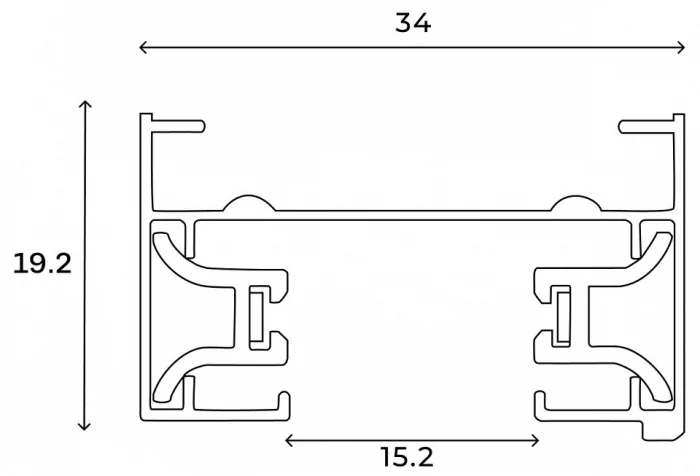 Шинопровод накладной Hesby Lighting Skylite HSBL_0173