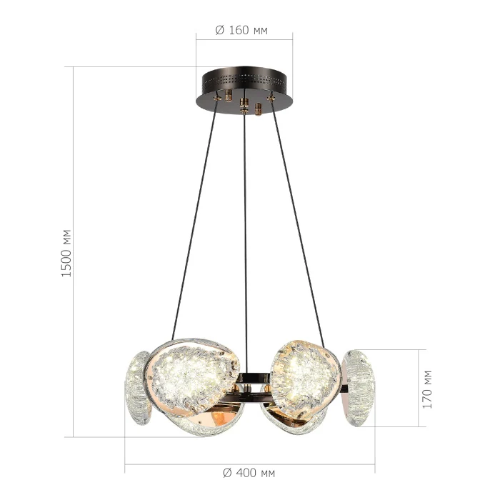 Подвесная люстра ST Luce Enigma SL6018.203.48