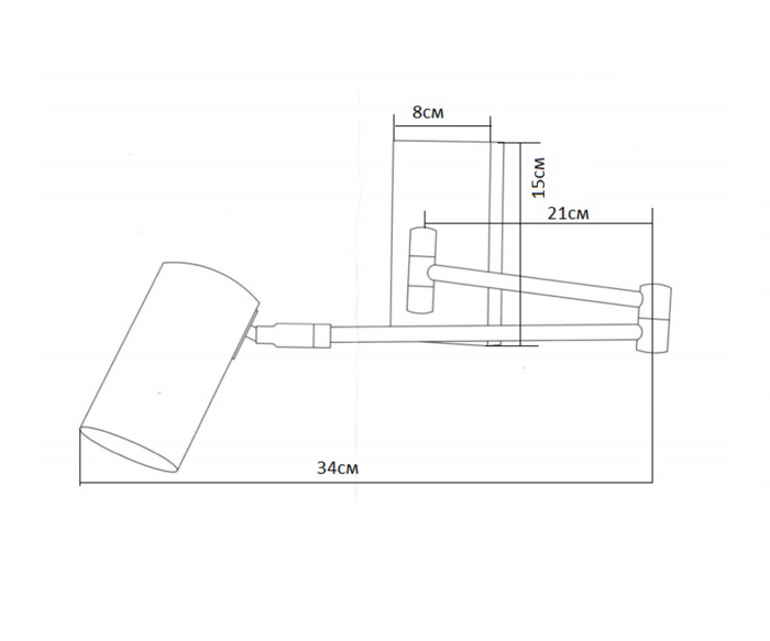 Бра Kink Light Хэлли 7657,29