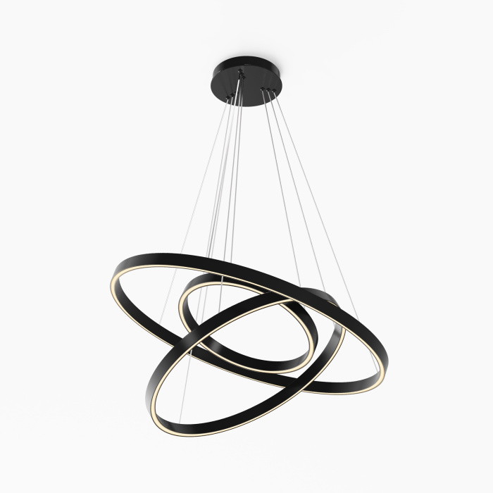 Подвесной светодиодный светильник Maytoni Rim MOD058PL-L100BK