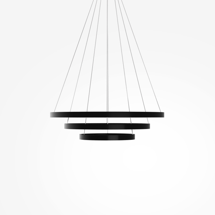 Подвесной светодиодный светильник Maytoni Rim MOD058PL-L100BK