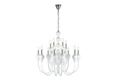 Подвесная люстра iLamp Lady 88003-8+4 Белая