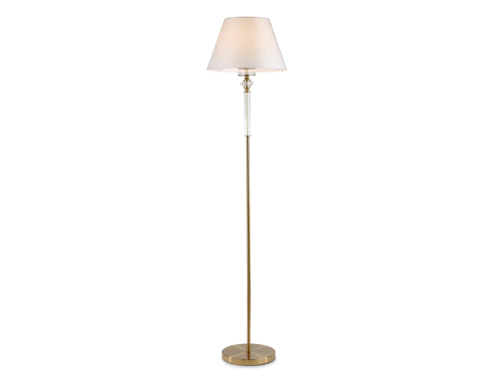 Напольный светильник с абажуром и хрусталем AMBRELLA light LH71028