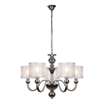 Подвесная люстра iLamp Spring RM1690/5 Хром
