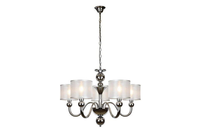 Подвесная люстра iLamp Spring RM1690/5 Хром