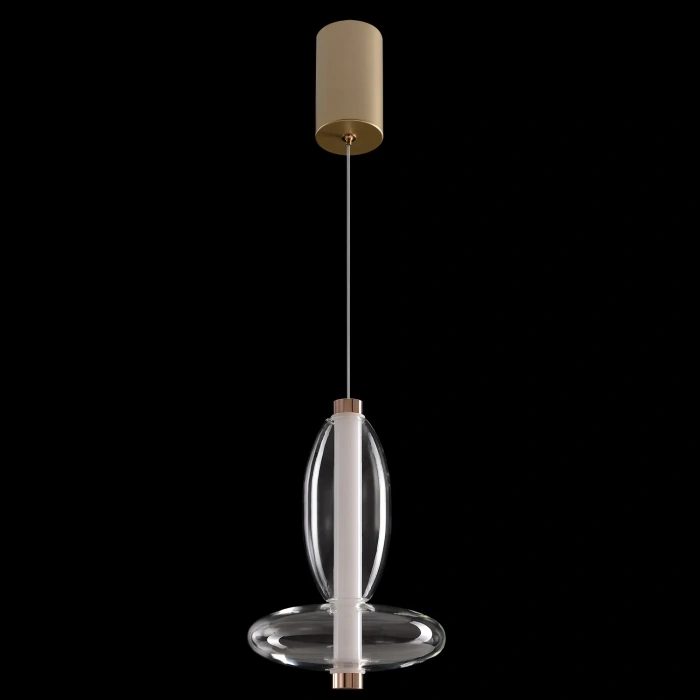 Светильник подвесной Crystal Lux QUASAR SP7W LED TRANSPARENT