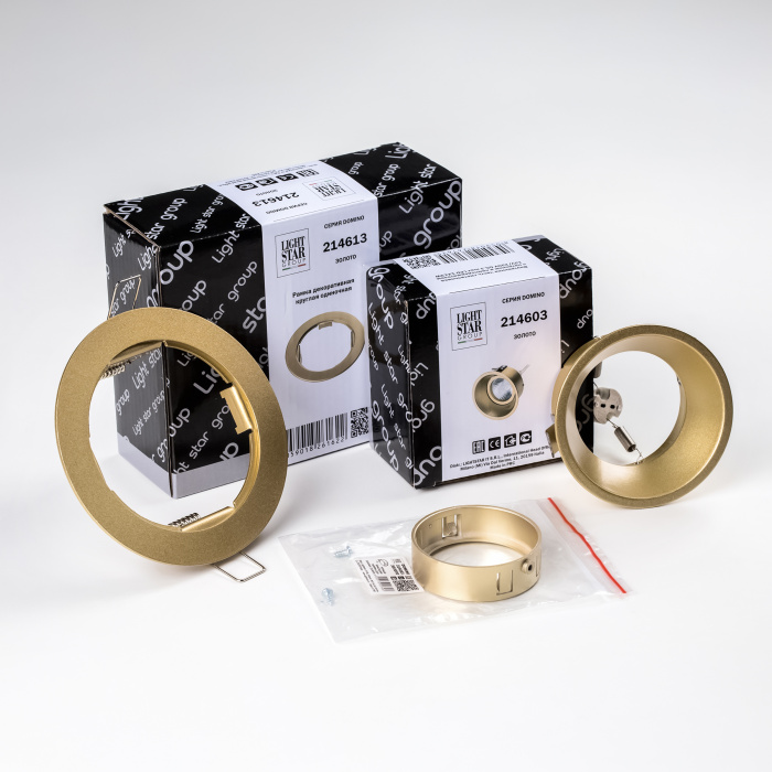 Комплект со светильником Lightstar Domino D61303GMOD