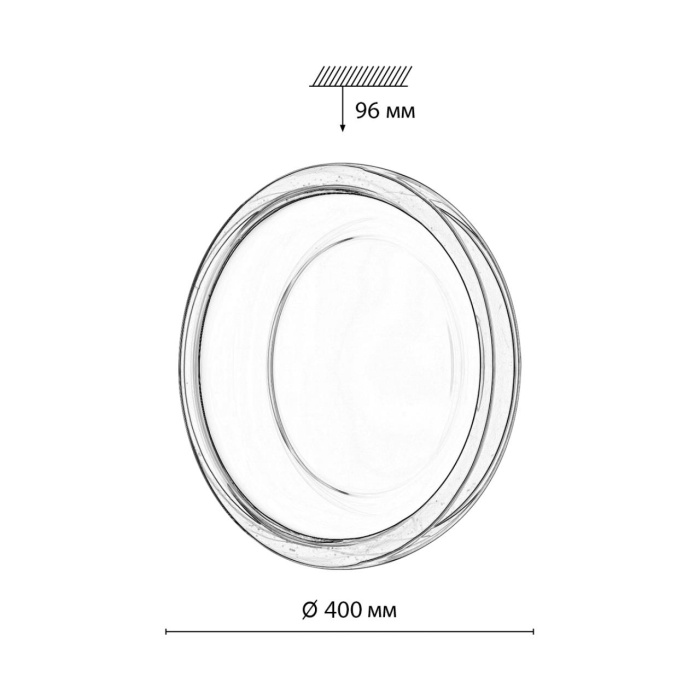 Настенно-потолочный светильник СОНЕКС COLOR 7778/DLN