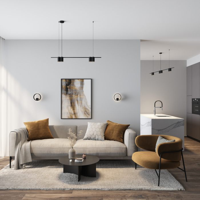 Настенный светильник Denkirs Orbit DK5060-BK