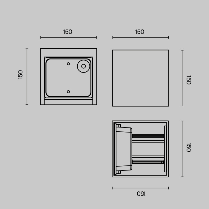 Светильник настенный Maytoni Fulton O572WL-L20GR3K