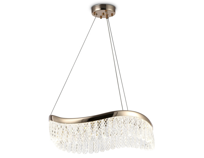 Подвесной светодиодный светильник с хрусталем Ambrella light TR49717