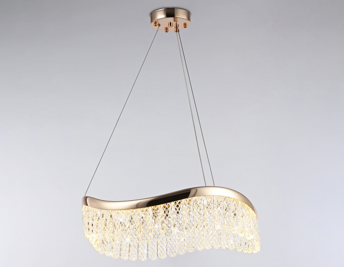 Подвесной светодиодный светильник с хрусталем Ambrella light TR49717
