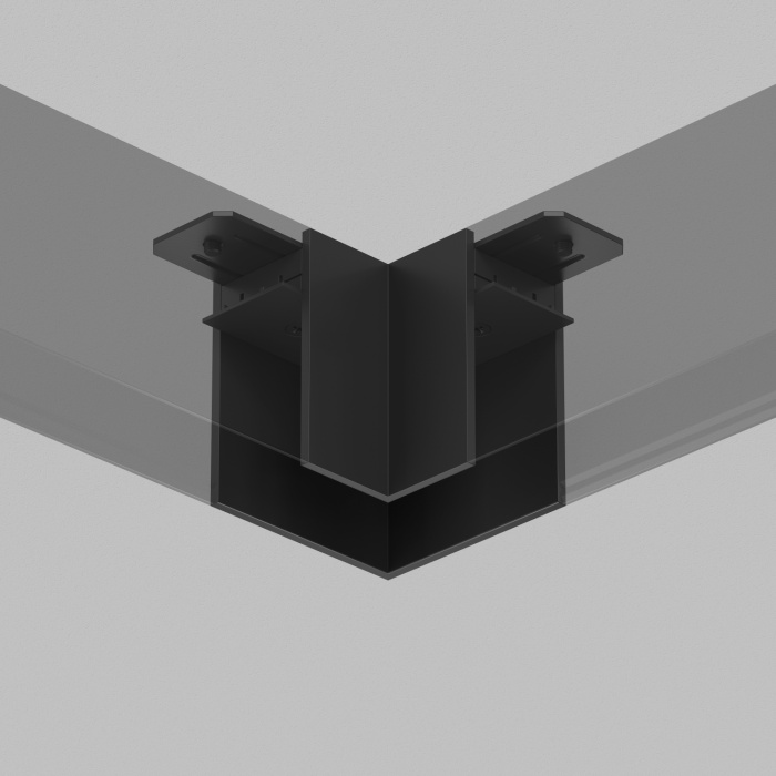 Соединитель для шинопровода Denkirs SMART BASE TR2102-BK