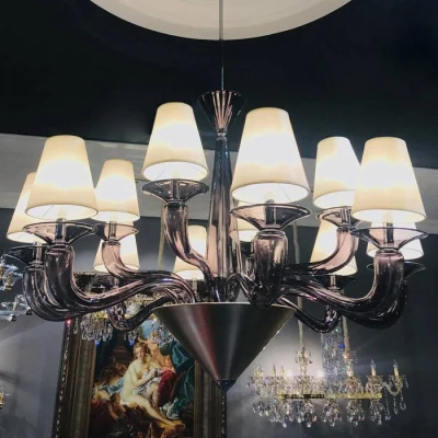 Подвесная люстра L&#039;Arte Luce Luxury Sepia L57912.28 с элементами из хрусталя